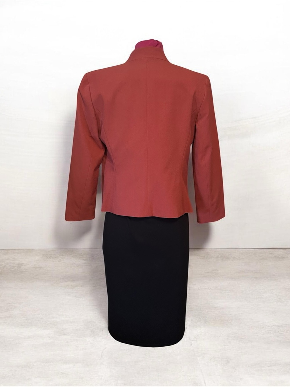 Nine West Rust Open-Front Blazer Jacket - Picture 2 of 3
